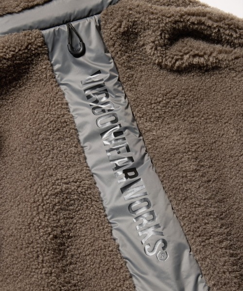 VIRGOwearworks（ヴァルゴウェアワークス）の「BOA MIRAGE JACKET（その他アウター・メンズ・ブラック/チャコールグレー/ベージュ・2/3/4）」の12枚目の写真