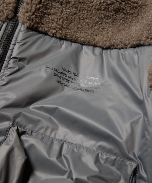 VIRGOwearworks（ヴァルゴウェアワークス）の「BOA MIRAGE JACKET（その他アウター・メンズ・ブラック/チャコールグレー/ベージュ・2/3/4）」の16枚目の写真