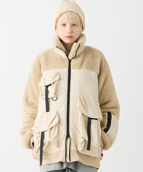 VIRGOwearworks（ヴァルゴウェアワークス）の「BOA MIRAGE JACKET（その他アウター・メンズ・ブラック/チャコールグレー/ベージュ・2/3/4）」の6枚目の写真