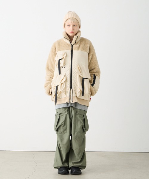 VIRGOwearworks（ヴァルゴウェアワークス）の「BOA MIRAGE JACKET（その他アウター・メンズ・ブラック/チャコールグレー/ベージュ・2/3/4）」の19枚目の写真