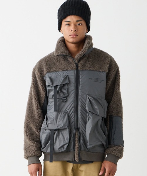 VIRGOwearworks（ヴァルゴウェアワークス）の「BOA MIRAGE JACKET（その他アウター・メンズ・ブラック/チャコールグレー/ベージュ・2/3/4）」の10枚目の写真