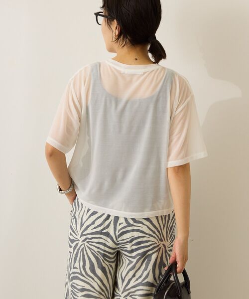 AMERICAN HOLIC(アメリカンホリック)の「シアールーズTシャツ(Tシャツ/カットソー・レディース・ピンク/オフホワイト/ブラック/ブルー・L/M)」の14枚目の写真