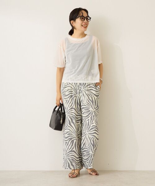 AMERICAN HOLIC(アメリカンホリック)の「シアールーズTシャツ(Tシャツ/カットソー・レディース・ピンク/オフホワイト/ブラック/ブルー・L/M)」の15枚目の写真