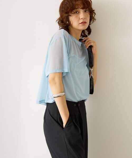 AMERICAN HOLIC(アメリカンホリック)の「シアールーズTシャツ(Tシャツ/カットソー・レディース・ピンク/オフホワイト/ブラック/ブルー・L/M)」の19枚目の写真