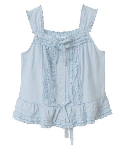 フリル使いキャミソールブラウス（シャツ/ブラウス）｜PINK HOUSE