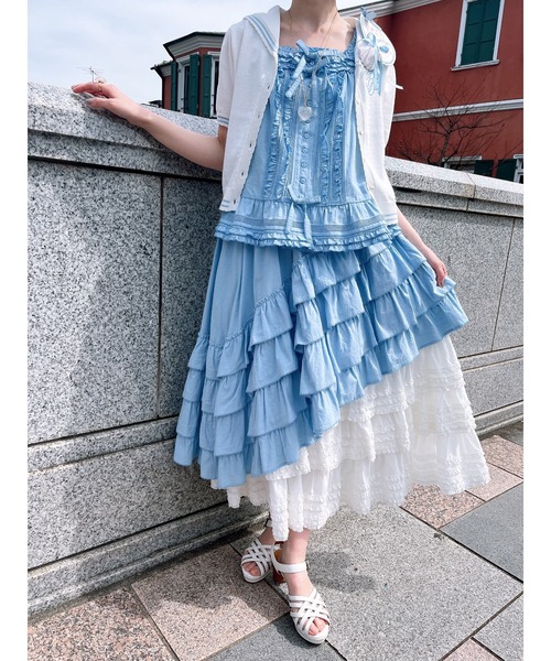 フリル使いキャミソールブラウス（シャツ/ブラウス）｜PINK HOUSE