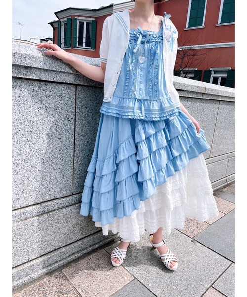 フリル使いキャミソールブラウス（シャツ/ブラウス）｜PINK HOUSE