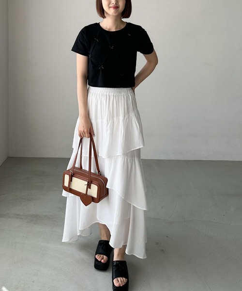 archives（アルシーヴ）の「キャンバスフェイクレザーボストンバッグ（ボストンバッグ・レディース・キャメル/ブラック・FREE）」の6枚目の写真