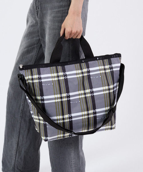 DELUXE EASY CARRY TOTE ピクセルスクランブルチェック（トート