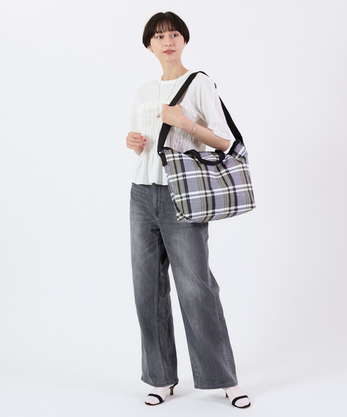 DELUXE EASY CARRY TOTE ピクセルスクランブルチェック（トート