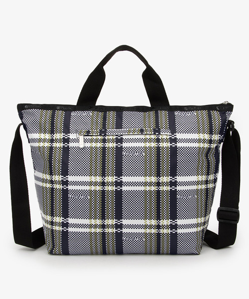 DELUXE EASY CARRY TOTE ピクセルスクランブルチェック（トート