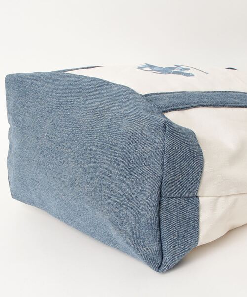 BEVERLY HILLS POLO CLUB(ビバリーヒルズポロクラブ)の「【77】【BEVERLY HILLS POLO CLUB/ビバリーヒルズポロクラブ】ブランドロゴ刺繍 キャンバス トートバック(トートバッグ・レディース・ピンク/グリーン/ブラック/ブルー/ベージュ/ネイビー・FREE)」の14枚目の写真