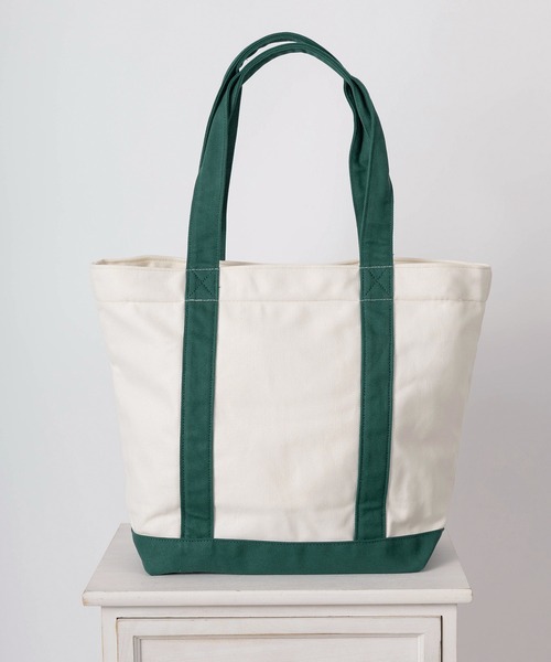 BEVERLY HILLS POLO CLUB(ビバリーヒルズポロクラブ)の「【77】【BEVERLY HILLS POLO CLUB/ビバリーヒルズポロクラブ】ブランドロゴ刺繍 キャンバス トートバック(トートバッグ・レディース・ピンク/グリーン/ブラック/ブルー/ベージュ/ネイビー・FREE)」の9枚目の写真