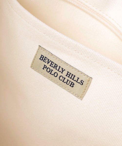 BEVERLY HILLS POLO CLUB(ビバリーヒルズポロクラブ)の「【77】【BEVERLY HILLS POLO CLUB/ビバリーヒルズポロクラブ】ブランドロゴ刺繍 キャンバス トートバック(トートバッグ・レディース・ピンク/グリーン/ブラック/ブルー/ベージュ/ネイビー・FREE)」の22枚目の写真