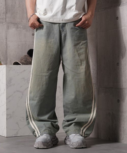 ツイストライン バレルレッグデニム ジーンズ / Twistline Barrel Leg