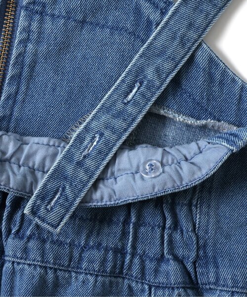 algy(アルジー)の「フロントジップミディジャンスカ(ジャンパースカート・キッズ・ブラウン/サックスブルー・XX-SMALL/X-SMALL/SMALL/MEDIUM)」の12枚目の写真