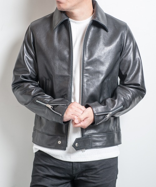 SPRINT(スプリント)シープレザー シングル ライダース ジャケット Buffalo Bobs（バッファローボブズ）の「SPRINT(スプリント