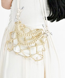 Y/lim（イリム）の「2WAYストローメッシュバッグ（かごバッグ）」