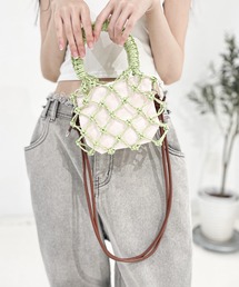 Y/lim（イリム）の「2WAYストローメッシュバッグ（かごバッグ）」