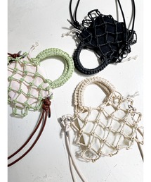 Y/lim（イリム）の「2WAYストローメッシュバッグ（かごバッグ）」