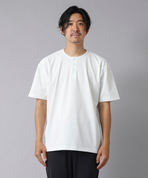 セール】【ACTIVE SECT】《限定展開》UVカット ヘンリーネックTシャツ
