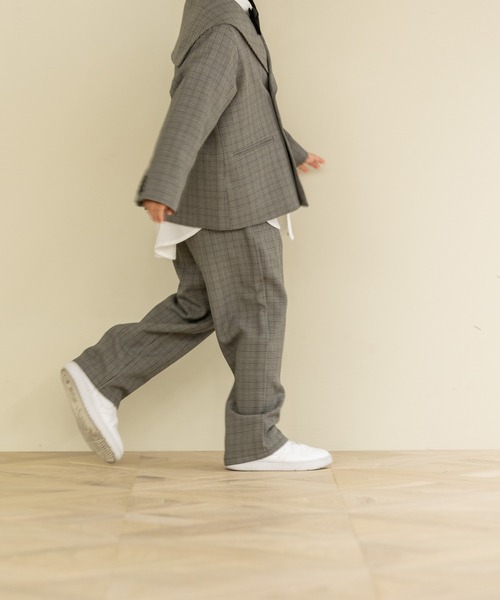 LOWRYS FARM（ローリーズファーム）の「ラナテックストレートパンツ　 455527（スラックス・キッズ・ブラウン/チェック/グレー・110cm/120cm/130cm/140cm/150cm）」の22枚目の写真