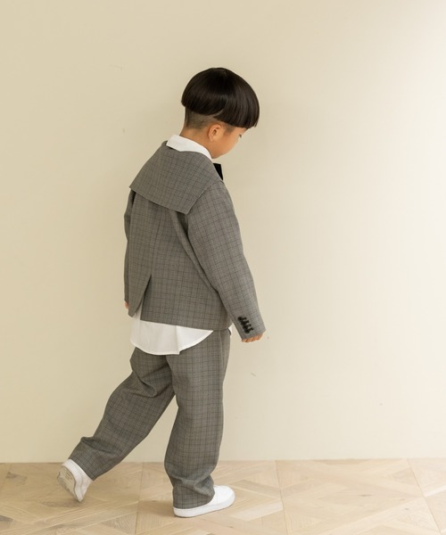 LOWRYS FARM（ローリーズファーム）の「ラナテックストレートパンツ　 455527（スラックス・キッズ・ブラウン/チェック/グレー・110cm/120cm/130cm/140cm/150cm）」の21枚目の写真