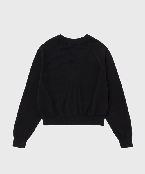 FRED PERRY（フレッドペリー）の「V-Neck Cardigan／Vネックカーディガン（カーディガン/ボレロ・レディース・ブラック/ダークベージュ/オートミール/ブラック系その他・10）」の11枚目の写真