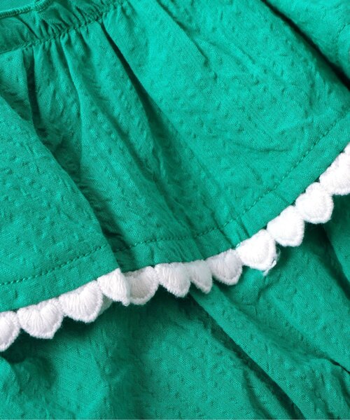 apres les cours（アプレレクール）の「【ジュニア対応】ハートレースフリルワンピース（ワンピース・キッズ・ピンク/エメラルド・80/90/120/140/100/110/130）」の20枚目の写真