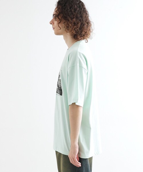 tk.TAKEO KIKUCHI(ティーケータケオキクチ)の「フォト刺繍Tシャツ(Tシャツ/カットソー・メンズ・ホワイト/ライトグレー/グリーン系/パープル・02/03/04)」の22枚目の写真