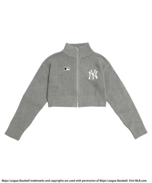 BACK TO THE FIELD（バック トゥー ザ フィールド）の「【MLB】ロゴZIPニット（ニット/セーター・レディース・ベージュ/ブラック/グレー・FREE）」の15枚目の写真