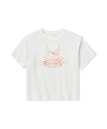 フレイミングイーグルボクシーTシャツ