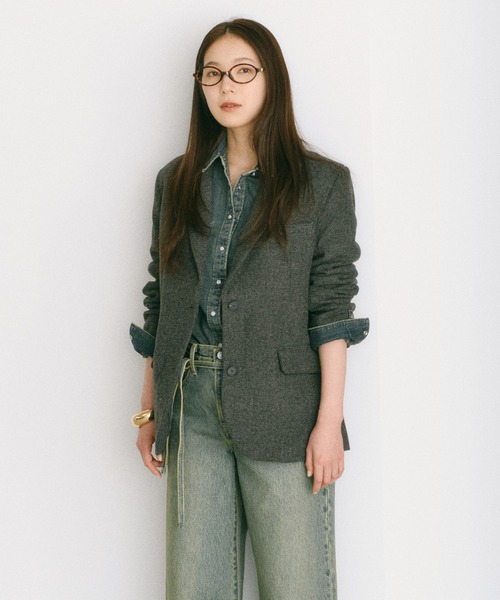 美品 Levi's リーバイス ツイードテーラードジャケット ブレザー XXL セール】Levi's/リーバイス ツイードジャケット（テーラード