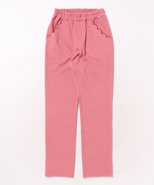 KP（ケーピー）の「裾折り返し スカラップポケット ニットツイルパンツ（その他パンツ・キッズ・パープル/ネイビー/ピンク・100cm/110cm/120cm/140cm/150cm/160cm/130cm）」の3枚目の写真