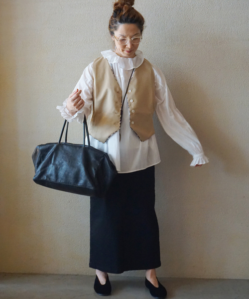 JOURNAL STANDARD LUXE(ジャーナルスタンダード ラックス)の「ストレッチデニムペンシルスカート(スカート・レディース・ブラック・FREE)」の17枚目の写真