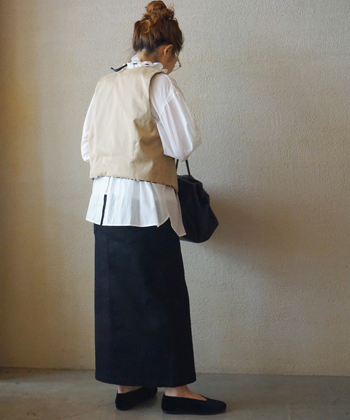 JOURNAL STANDARD LUXE(ジャーナルスタンダード ラックス)の「ストレッチデニムペンシルスカート(スカート・レディース・ブラック・FREE)」の18枚目の写真