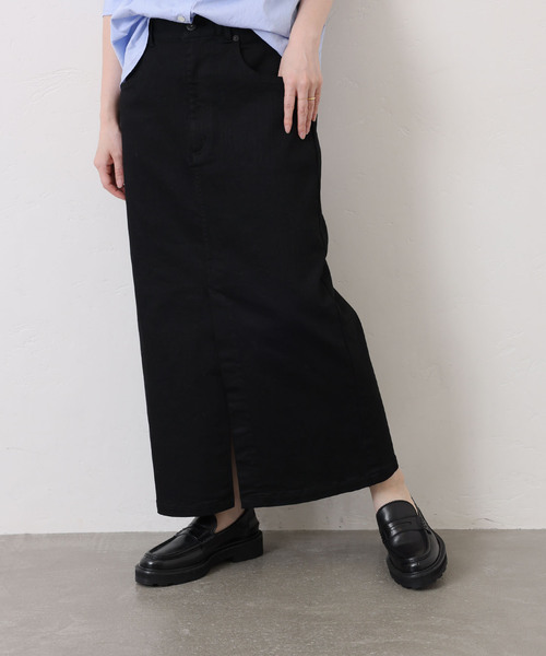 JOURNAL STANDARD LUXE(ジャーナルスタンダード ラックス)の「ストレッチデニムペンシルスカート(スカート・レディース・ブラック・FREE)」の21枚目の写真