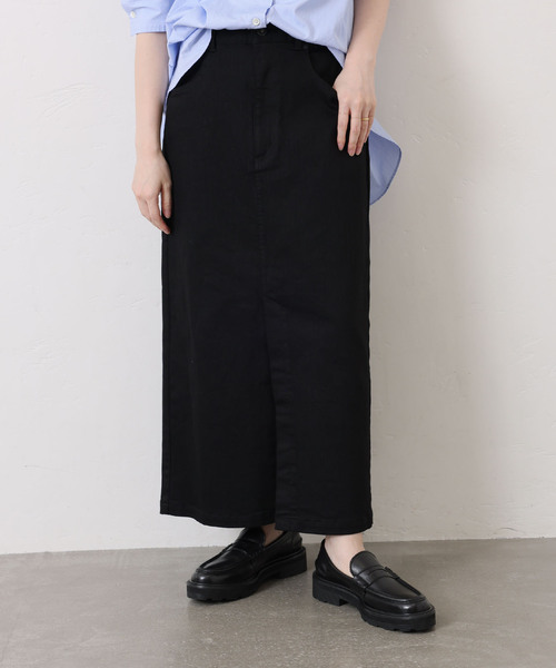 JOURNAL STANDARD LUXE(ジャーナルスタンダード ラックス)の「ストレッチデニムペンシルスカート(スカート・レディース・ブラック・FREE)」の22枚目の写真