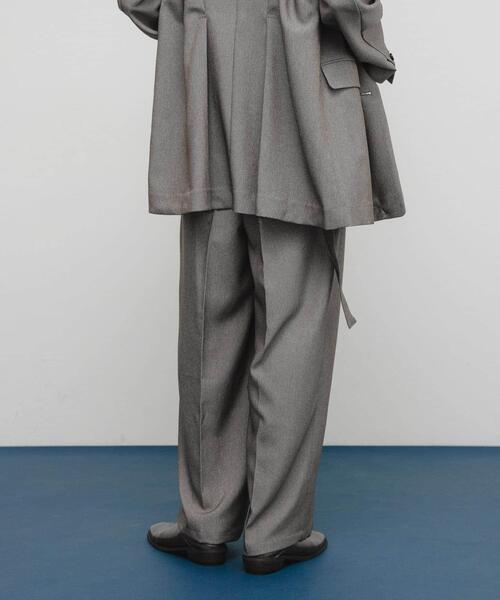 KBF（ケイビーエフ）の「ダブルタックスラックス（その他パンツ・レディース・ブラウン系その他/グレー系その他/ブラック・ONE）」の5枚目の写真