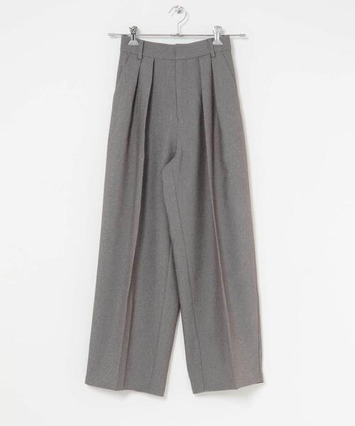 KBF（ケイビーエフ）の「ダブルタックスラックス（その他パンツ・レディース・ブラウン系その他/グレー系その他/ブラック・ONE）」の9枚目の写真