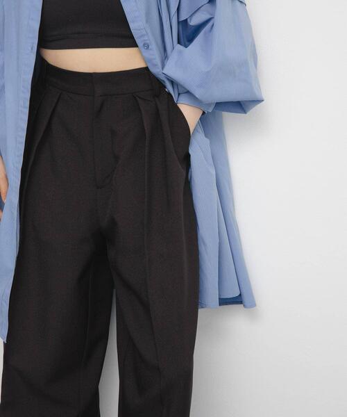 KBF（ケイビーエフ）の「ダブルタックスラックス（その他パンツ・レディース・ブラウン系その他/グレー系その他/ブラック・ONE）」の14枚目の写真