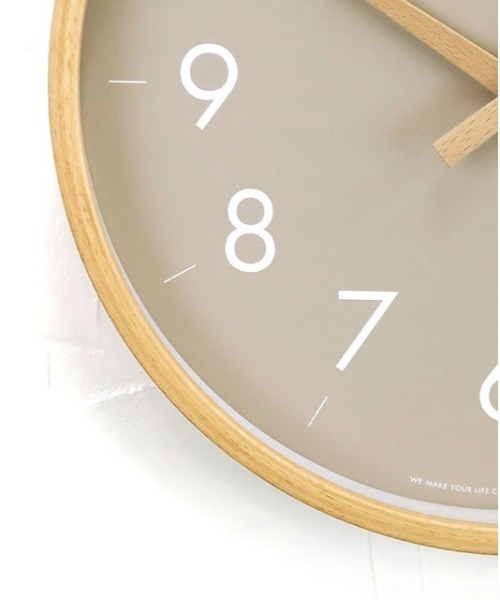 その他セレクト(ソノタセレクト)の「CAMPAS キャンパス ウォールクロック S(掛け時計・レディース・ホワイト/グレー・FREE)」の10枚目の写真