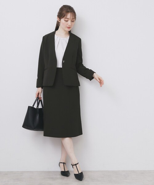 index(インデックス)の「ストレッチフレアスカート/セットアップ対応【洗濯機洗い可/イージーアイロン/防シワ】(スカート・レディース・ネイビー系5/ブラック/ブラウン系その他/ナチュラル・36/40/42/38)」の19枚目の写真