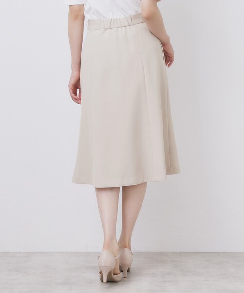 index(インデックス)の「ストレッチフレアスカート/セットアップ対応【洗濯機洗い可/イージーアイロン/防シワ】(スカート・レディース・ネイビー系5/ブラック/ブラウン系その他/ナチュラル・36/40/42/38)」の9枚目の写真