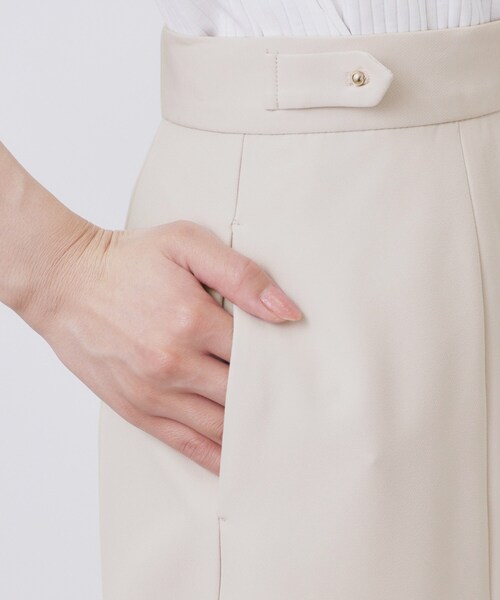 index(インデックス)の「ストレッチフレアスカート/セットアップ対応【洗濯機洗い可/イージーアイロン/防シワ】(スカート・レディース・ネイビー系5/ブラック/ブラウン系その他/ナチュラル・36/40/42/38)」の13枚目の写真