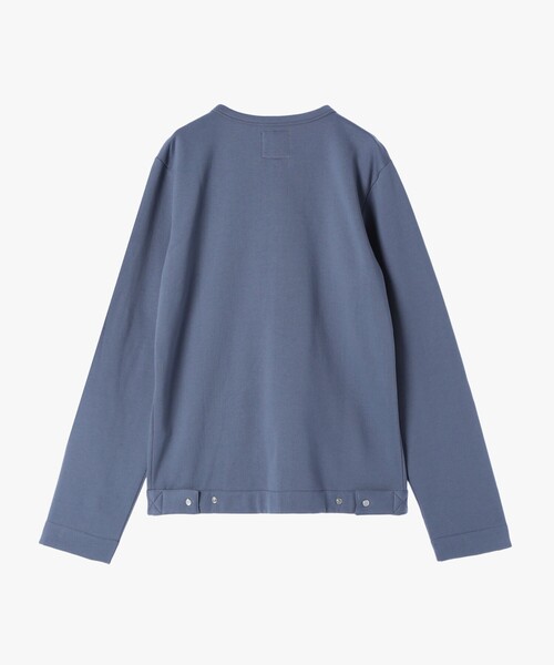 agnes b.（アニエスベー）の「メンズ オーガニックコットン メルトン 長袖 カーディガンプレッション "Nacre"  [Made in France]（カーディガン/ボレロ・メンズ・グレー系その他・1/2）」の14枚目の写真