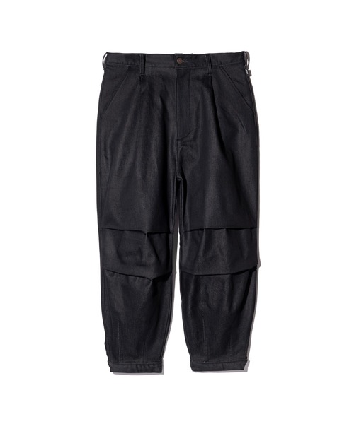 glamb（グラム）の「Deformed Knit Denim / ディフォームドニットデニム（デニムパンツ・メンズ・インディゴブルー/ブラック・S/M/L）」の10枚目の写真