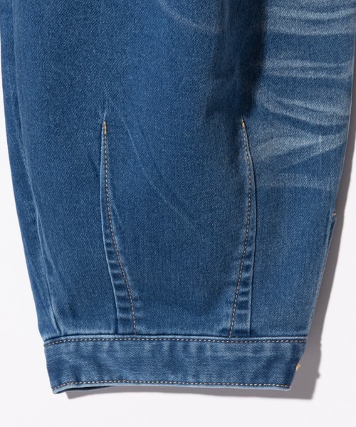 glamb（グラム）の「Deformed Knit Denim / ディフォームドニットデニム（デニムパンツ・メンズ・インディゴブルー/ブラック・S/M/L）」の15枚目の写真