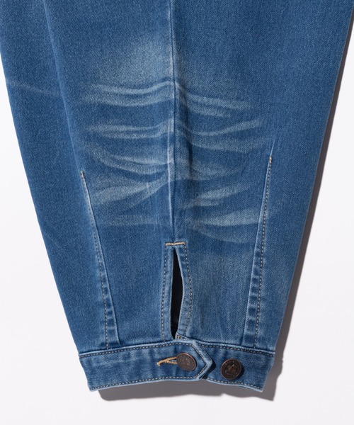 glamb（グラム）の「Deformed Knit Denim / ディフォームドニットデニム（デニムパンツ・メンズ・インディゴブルー/ブラック・S/M/L）」の18枚目の写真