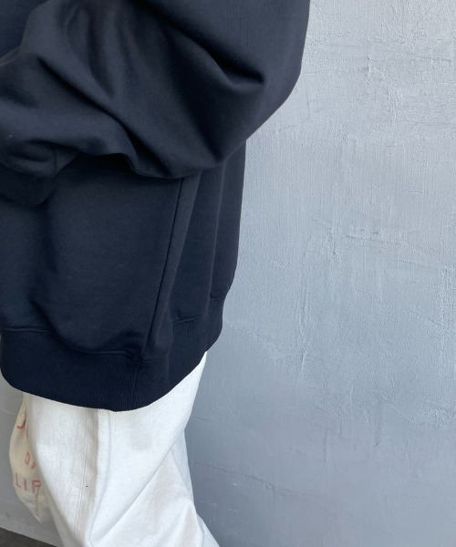 NANGA（ナンガ）の「[NANGA/ナンガ] 別注 ヒストリーロゴ バックプリントスウェット（スウェット・レディース・ブラック/グレー・S/M/L）」の14枚目の写真